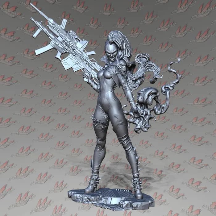 STL - Spawn Femme Fatale con Rifle