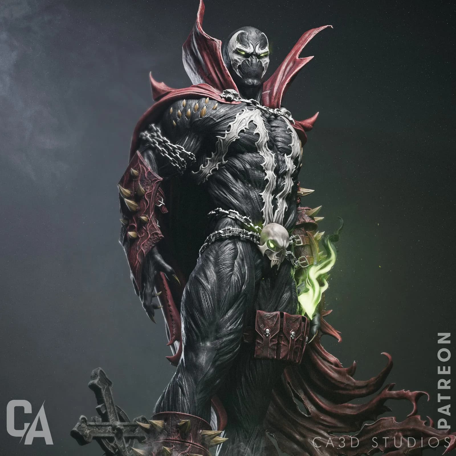 STL - Spawn Figura de Acción render 4