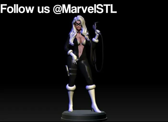 STL - specialstl black cat