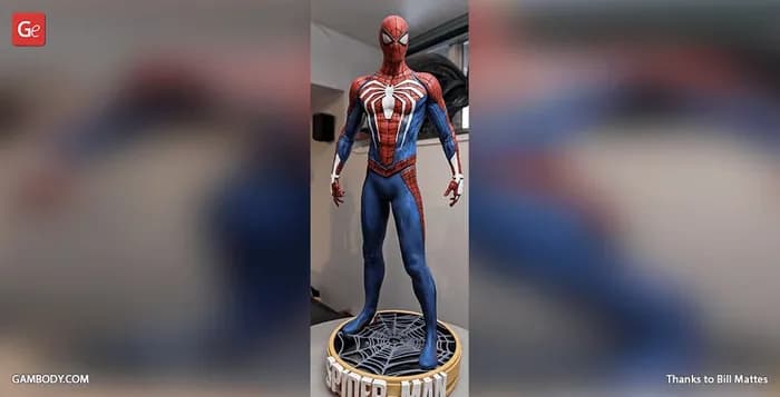 STL - spider man game suit