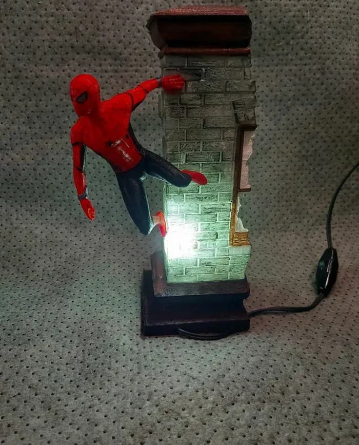 STL - spiderman wall gambody