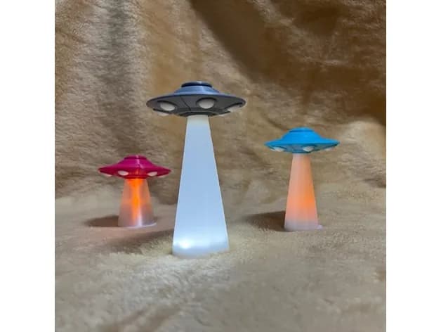 STL - Spinner con temática de ovni render 3