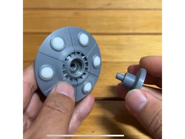 STL - Spinner con temática de ovni render 5