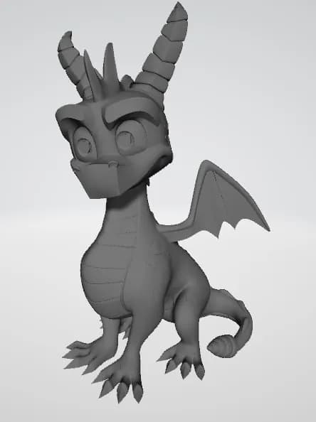 STL - spyro statue stl