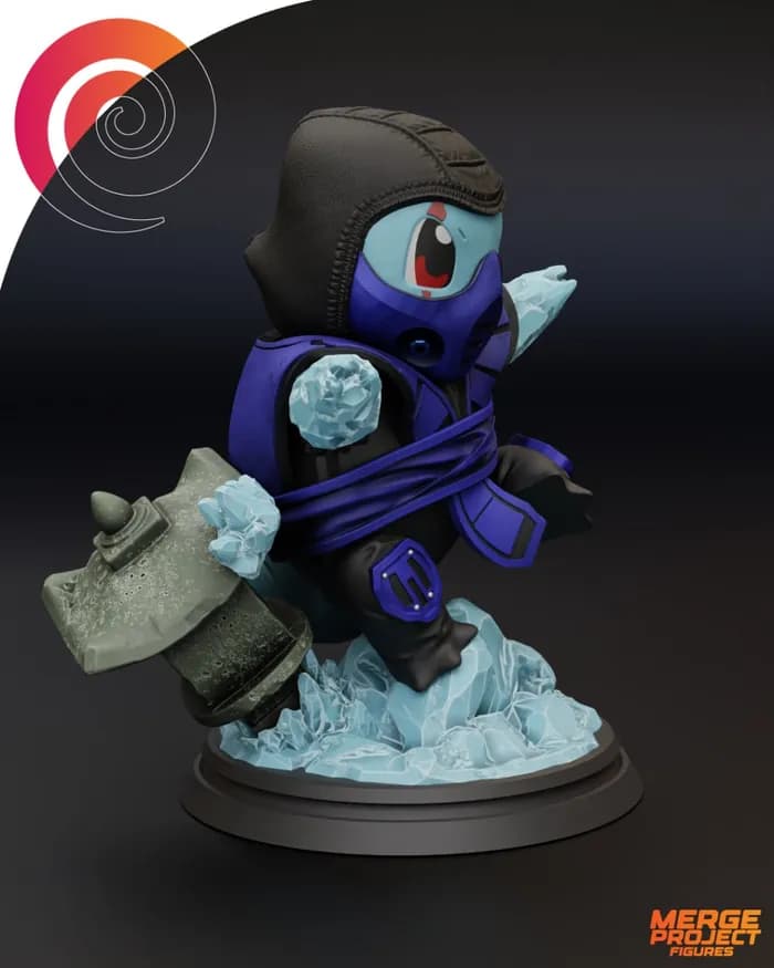 STL - squirtle + extra render 2