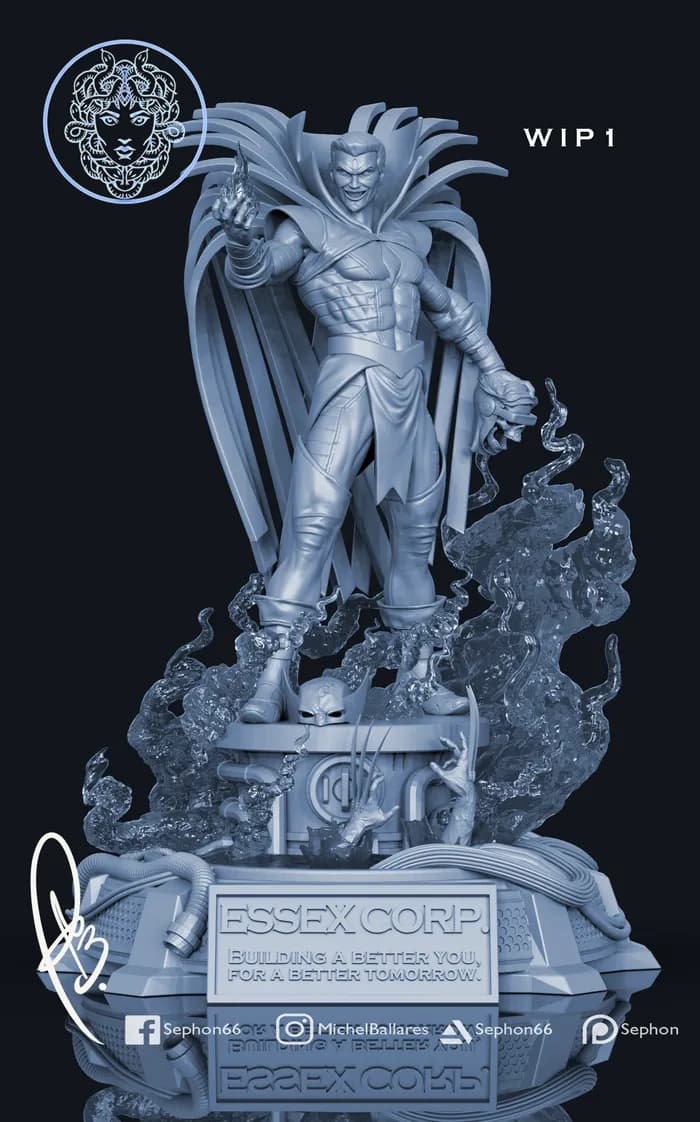 STL - Sr. Siniestro render 3