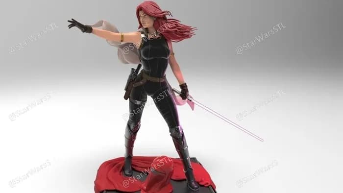 STL - star wars mara jade sbg