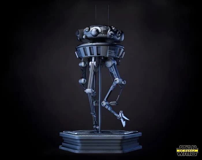 STL - star wars, probe droid