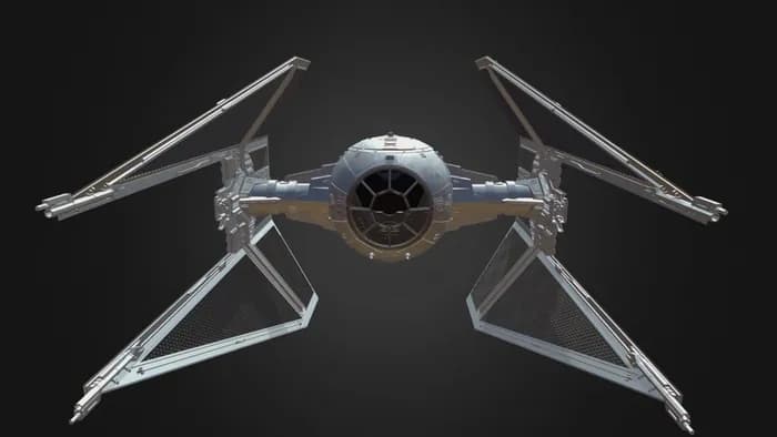 STL - star wars tie interceptor