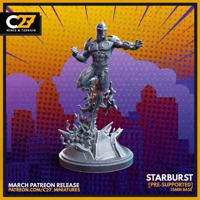 STL - starburst on 35mm base