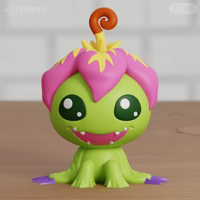 STL - stardemy palmon render 3