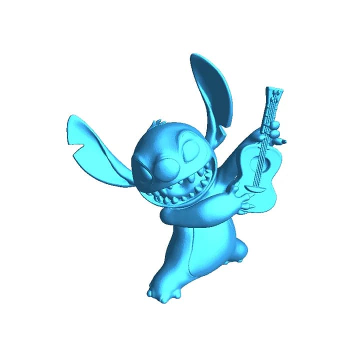 STL - Stitch tocando el ukelele