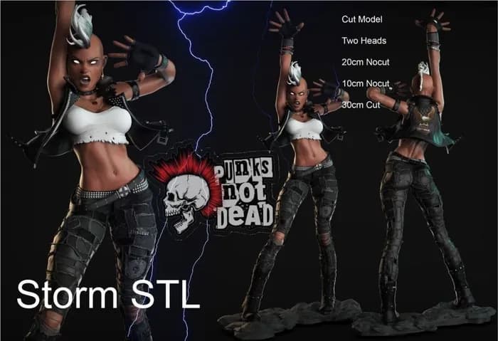 STL - storm iroquoise punk
