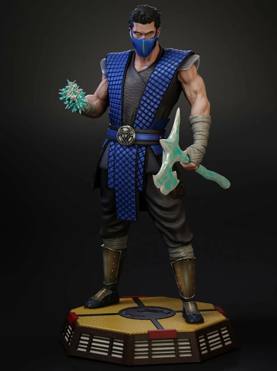 STL - Sub Zero Kuai Liang Mortal Kombat render 2