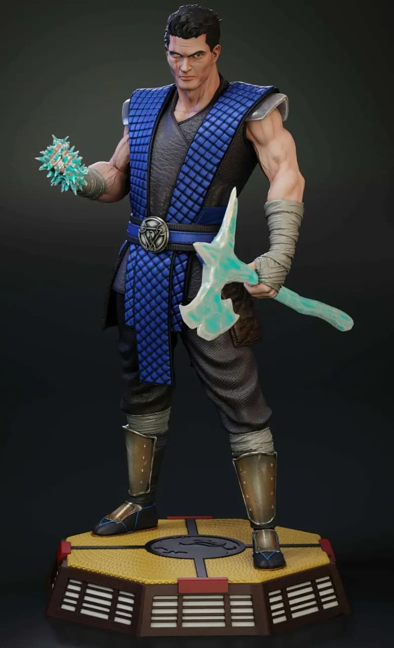 STL - Sub Zero Kuai Liang Mortal Kombat render 3