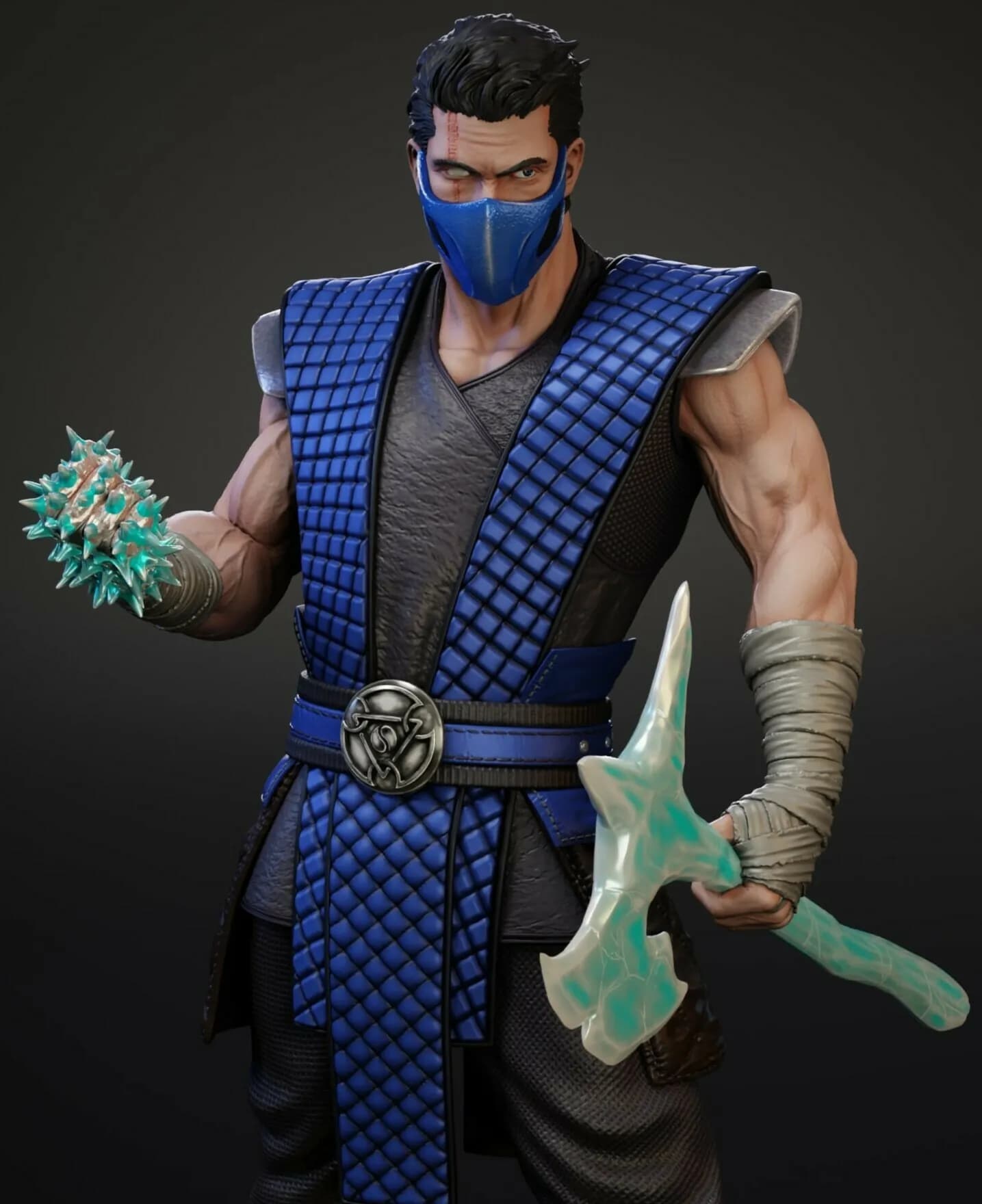 STL - Sub Zero Kuai Liang Mortal Kombat render 5
