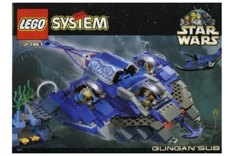 STL - Submarino Gungan Lego Star Wars