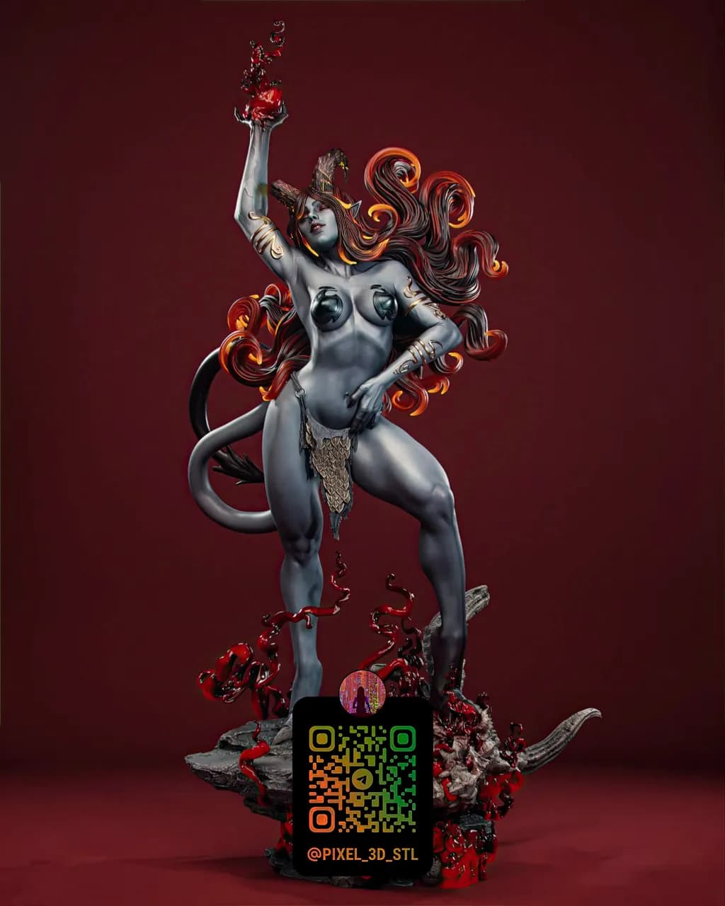 STL - Súcubo Demoníaca Fantasía