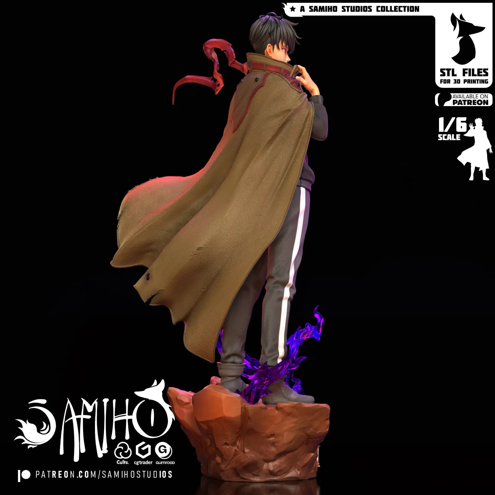 STL - Sung Jinwoo Solo Leveling 2 render 3