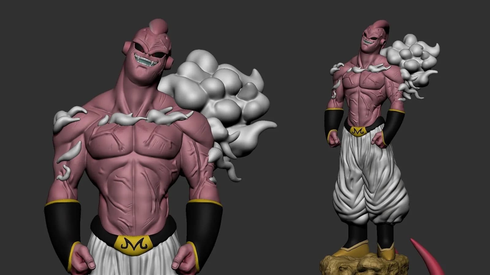 STL - Super Boo figura render 4