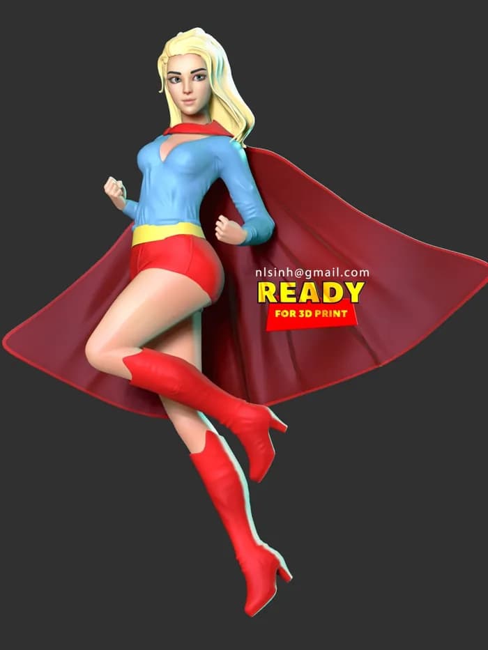STL - supergirl fanart