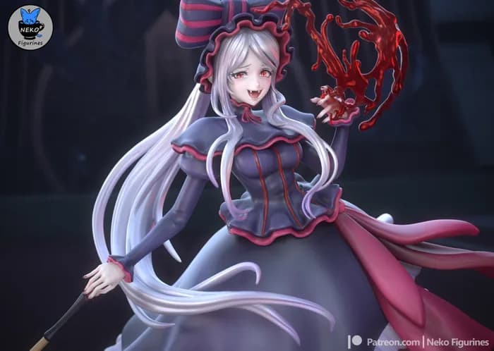 STL - supported shalltear bloodfallen render 3