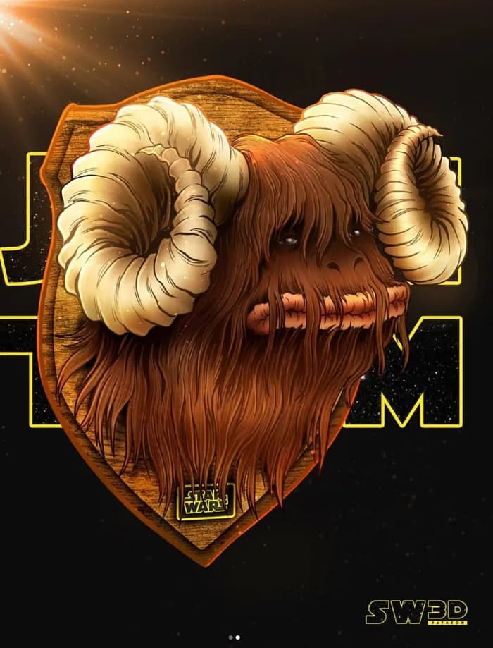 sw3d bantha wall x
