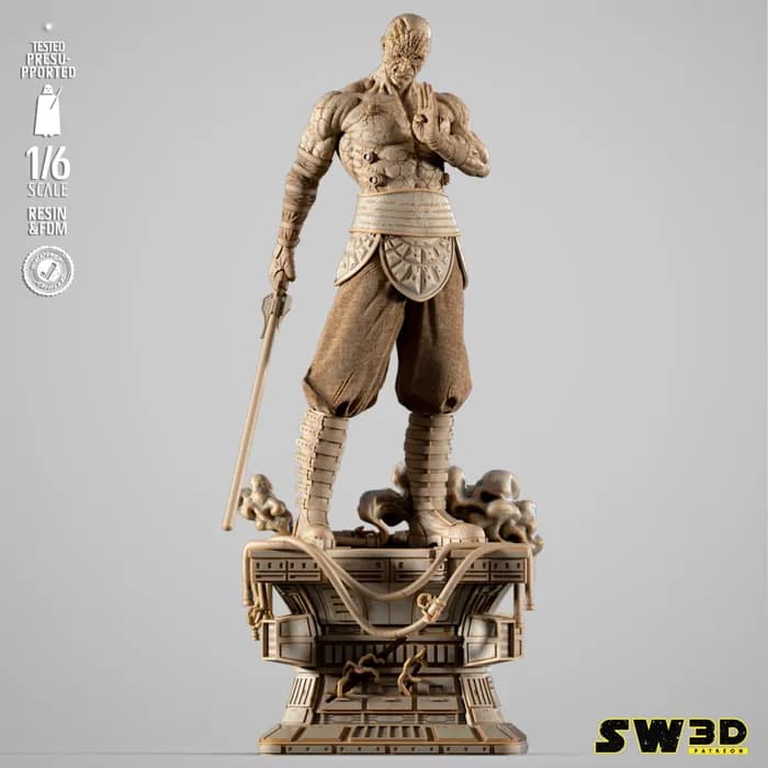 STL - sw3d darth sion sculpture x render 2