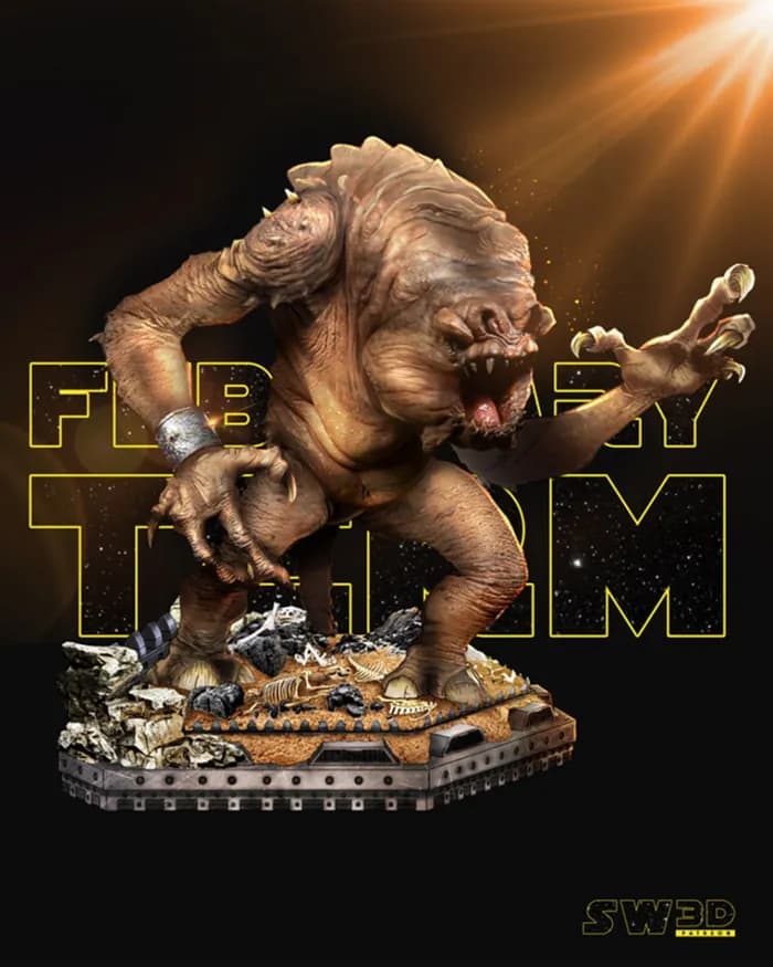 STL - sw3d rancor sculpture x