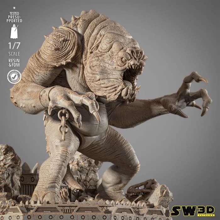 STL - sw3d rancor sculpture x