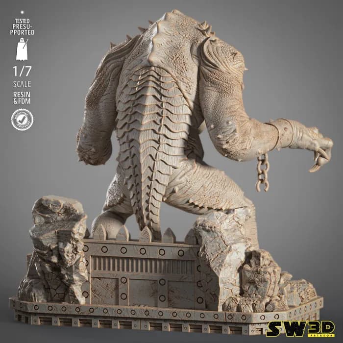 STL - sw3d rancor sculpture x