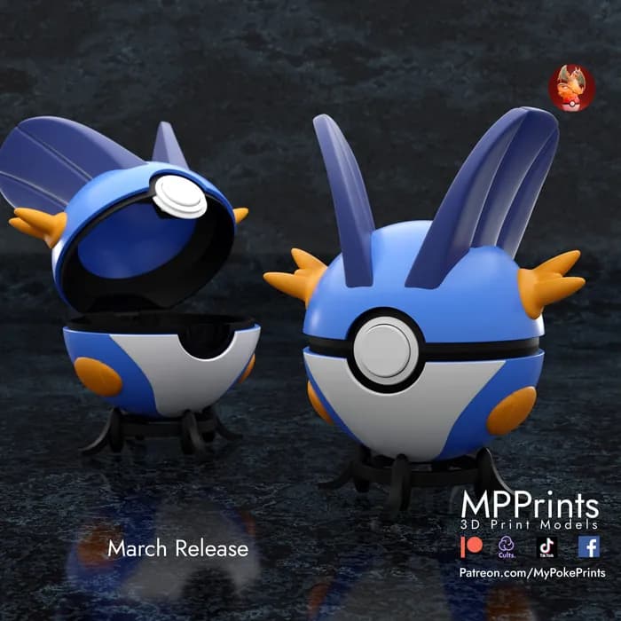 STL - swampert pokeball