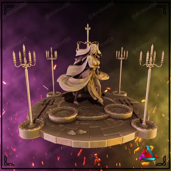 STL - sword maiden