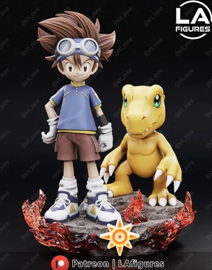 STL - tai & agumon