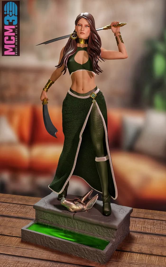 STL - Talia Al Ghul render 2