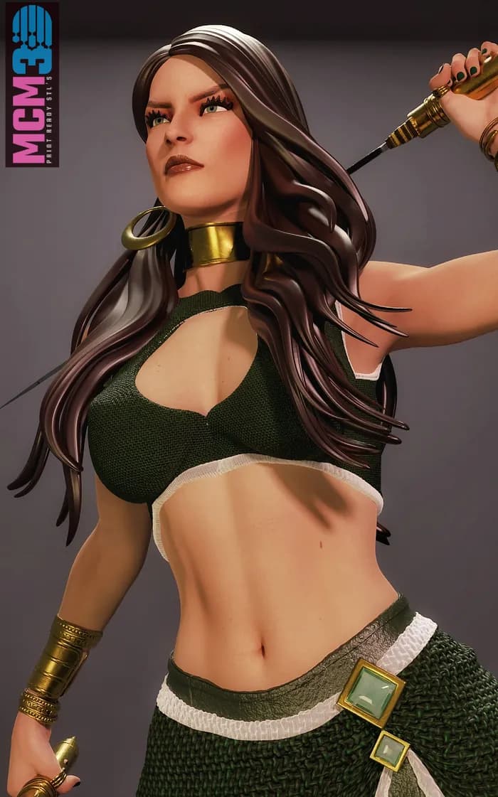 STL - Talia Al Ghul render 3