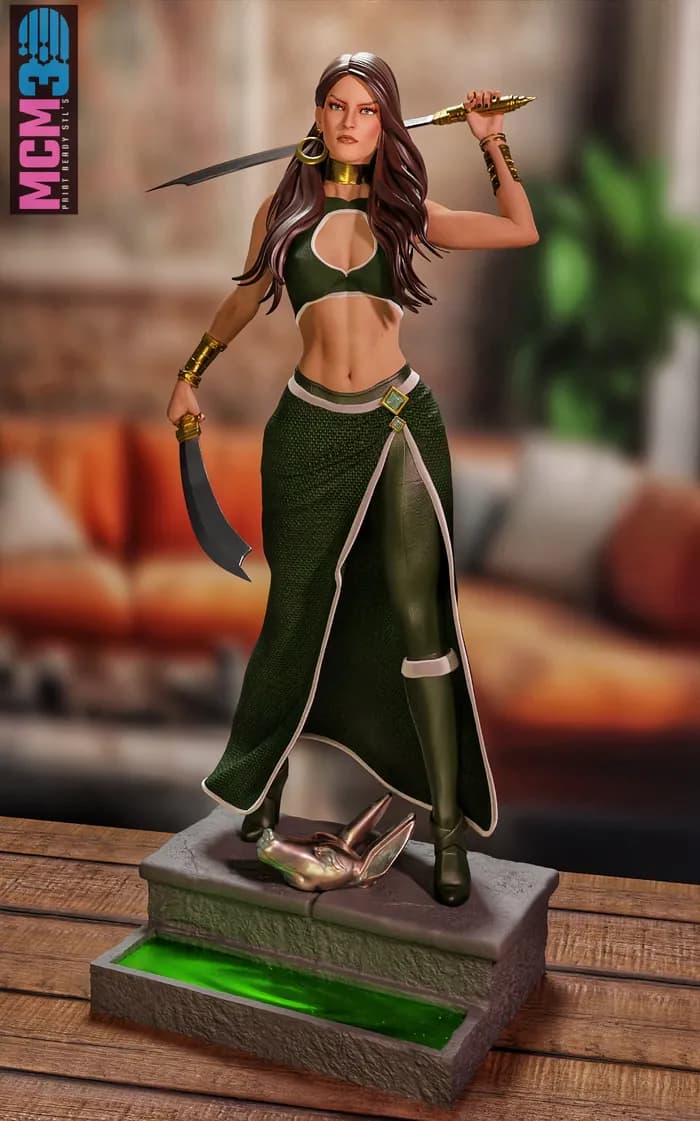 STL - Talia Al Ghul render 5