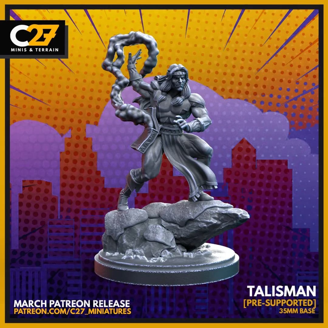 STL - Talisman con base