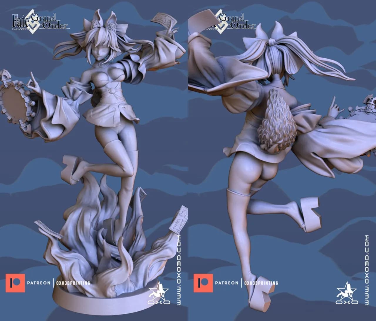 STL - Tamamo no Mae render 2