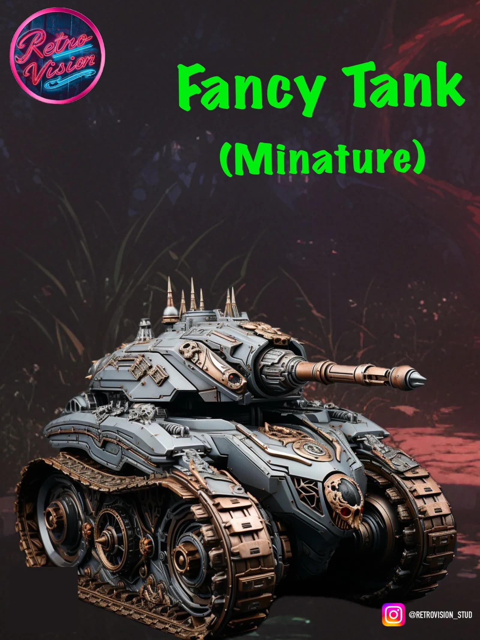 STL - Intricate Fantasy Tank