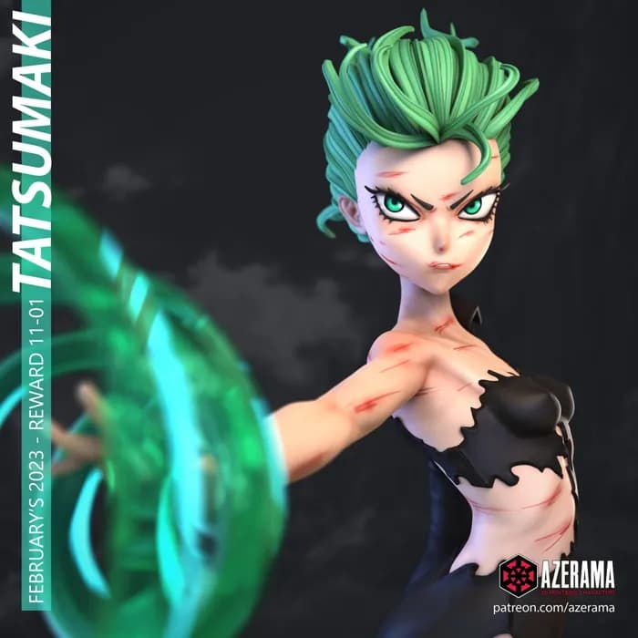 STL - tatsumaki azeramapatreon