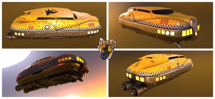 STL - Taxi futurista policial NYPD