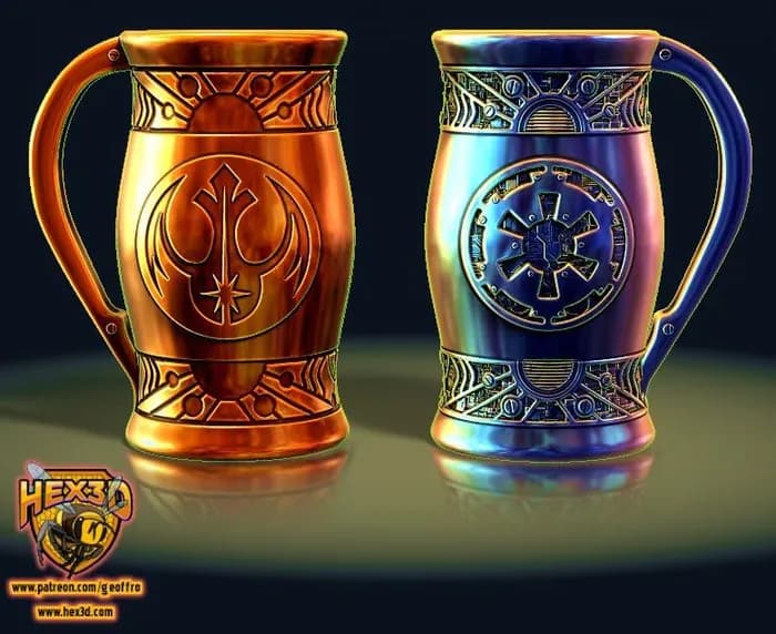 STL - Tazas temáticas Star Wars