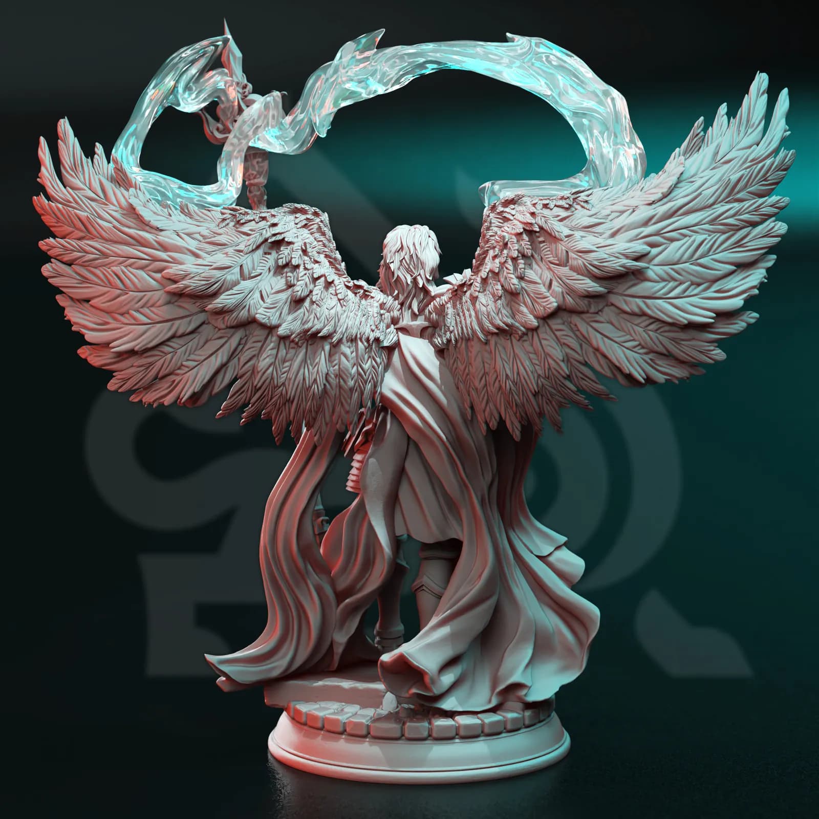 STL - Tharavës el Guerrero Sabio render 4