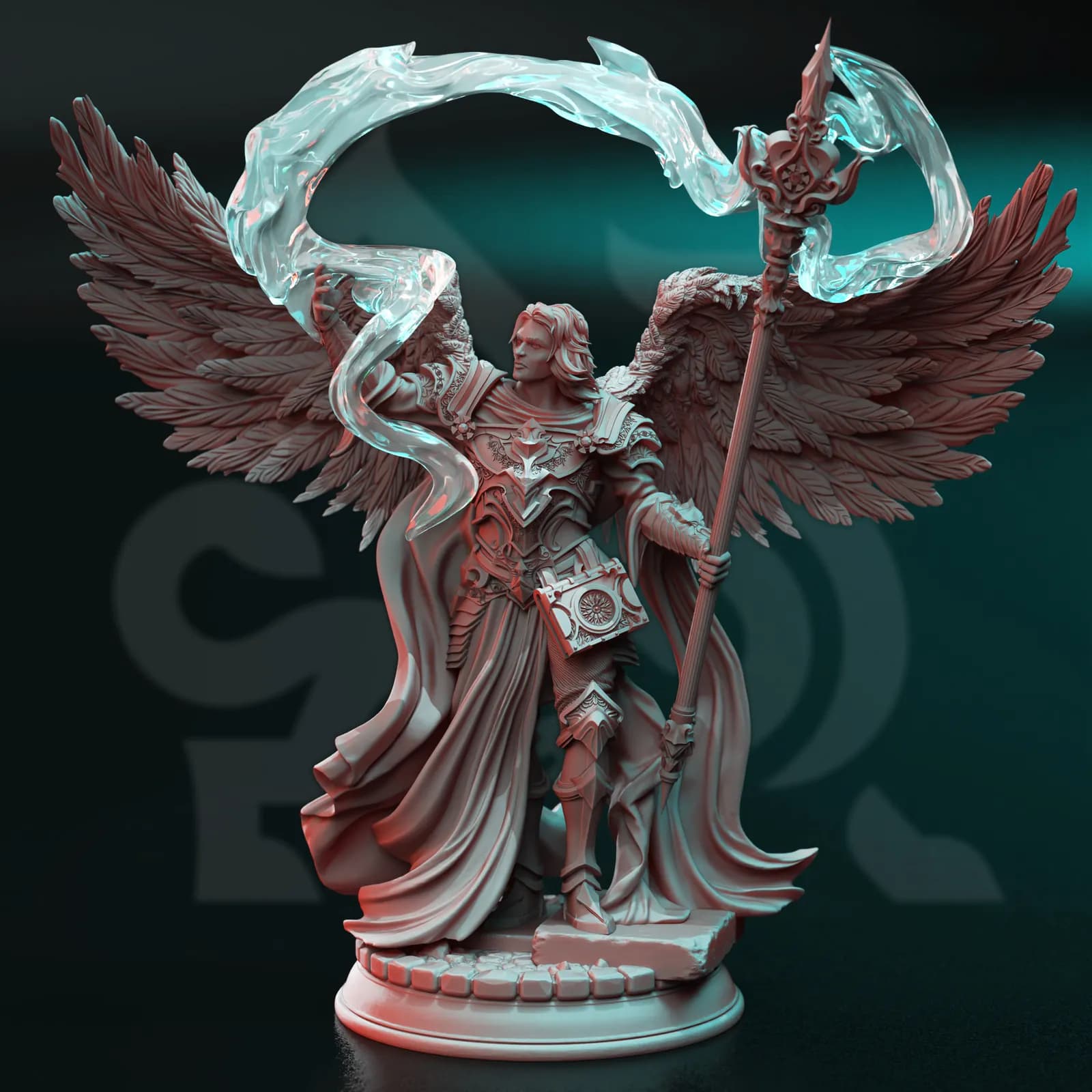 STL - Tharavës el Guerrero Sabio render 5
