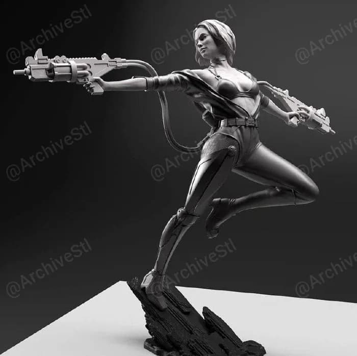 STL - the double gunner lea