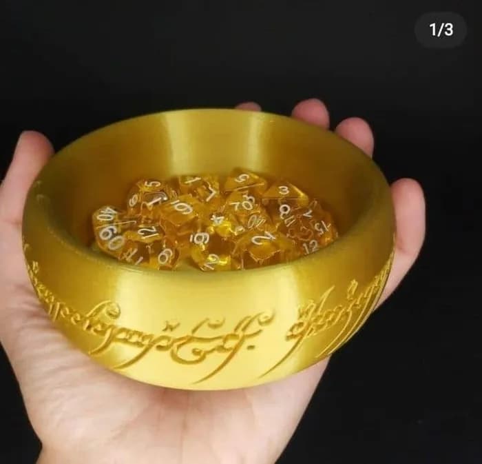 STL - the one ring dice bowl