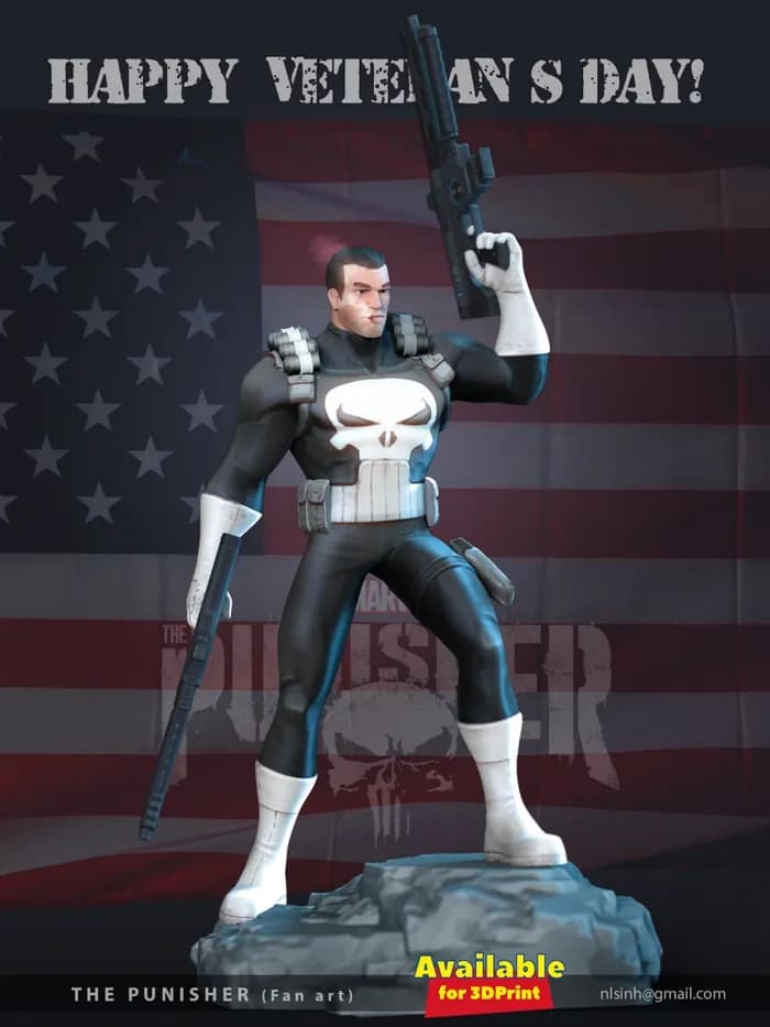 STL - the punisher (fan art)
