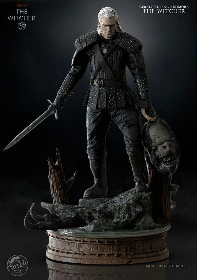 STL - the witcher pop totem