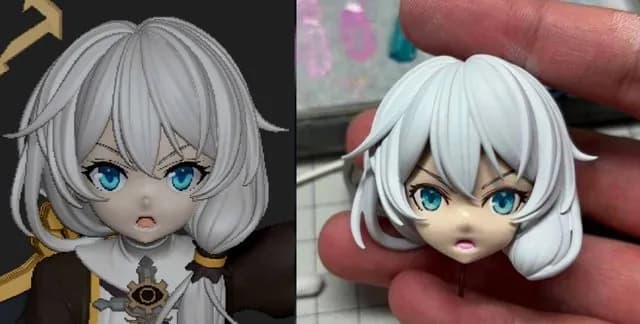 STL - Theresa Apocalypse figura render 2
